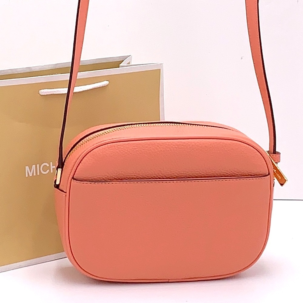 MICHAEL KORS
Jet Set Medium Embossed Pebbled Leather Crossbody Bag Sherbert - Picture 3 of 16